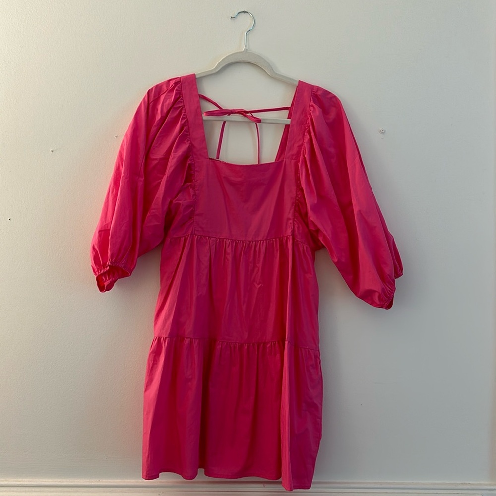 a new day Pink Midi Dress